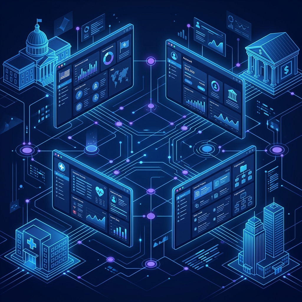 Enterprise digital platform architecture diagram